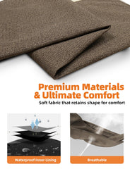 Sytopia waterproof outer cover with inner barrier protecting foam core