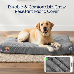 Sytopia waterproof dog bed outdoor use with easy-clean surface for active patios.