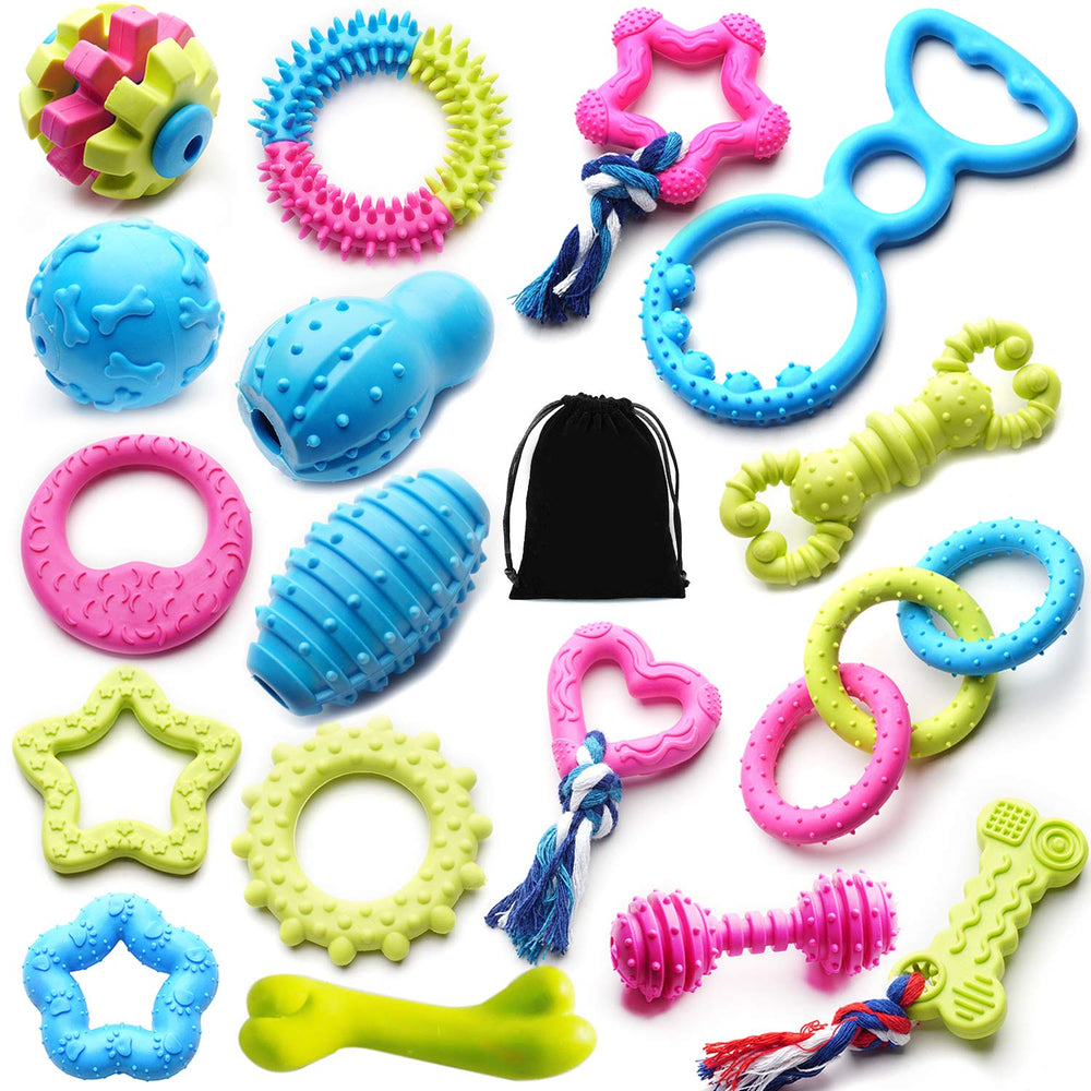 SZKOKUHO small dogs puppy tug toy for interactive play and training benefits