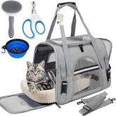 SZZJKJ pet carrier bag airline approved: sturdy design for safe air travel with your pet