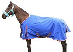 T TEKE Deluxe Turnout Blanket front-closure design for easy on/off and adjustable fit.