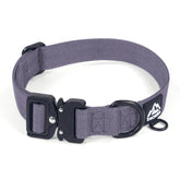 Tacwild Montana Moonrise dog collar front view shows chew-proof nylon durability for daily adventures.