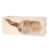Tafit hamster hideout front view offers cozy burrow-inspired shelter for curious pets.