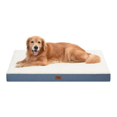 Tail Stories orthopedic dog bed XL with egg-crate foam supports joints for large dogs.