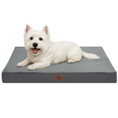 Tail Stories outdoor dog bed grey, waterproof crate-mat for travel and outdoor use.