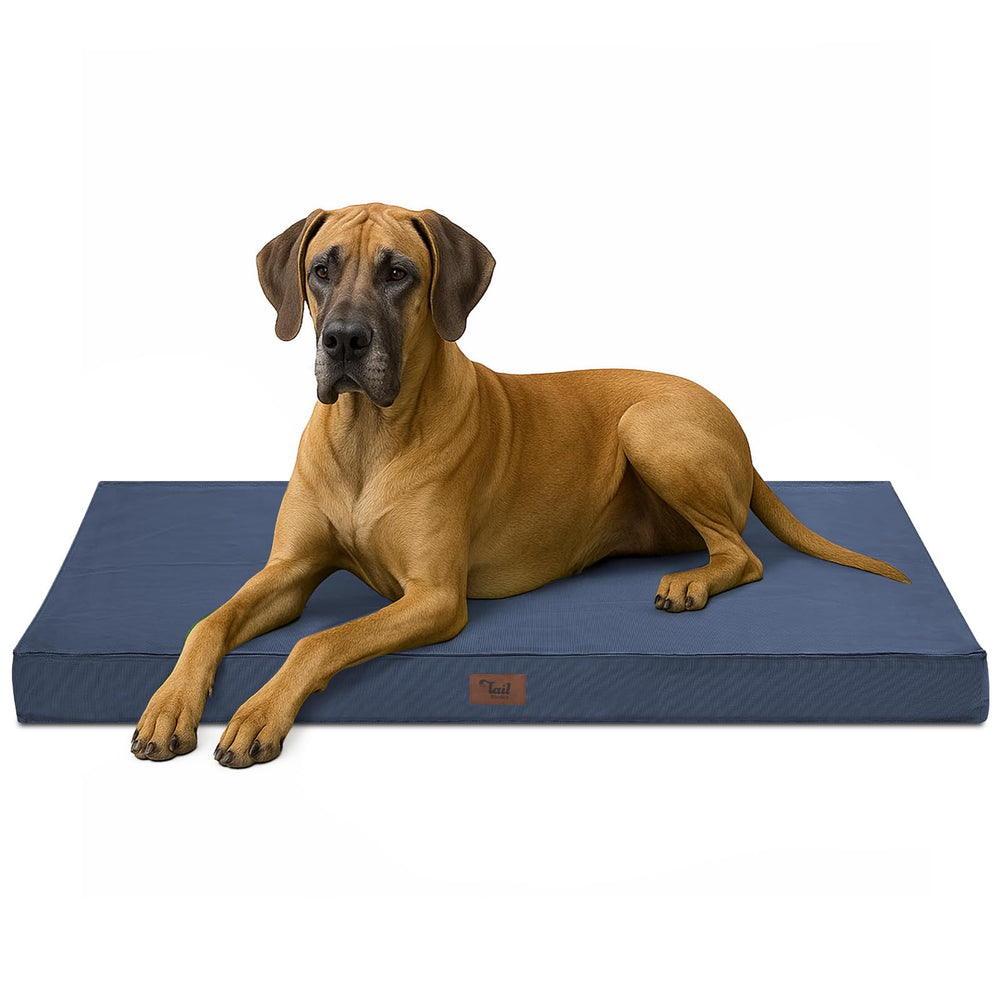 Tail Stories outdoor extra-large dog bed with waterproof cover for outdoor use