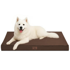Tail Stories outdoor large washable dog bed cover demonstrates waterproof surface for simple cleaning after outdoor adventures