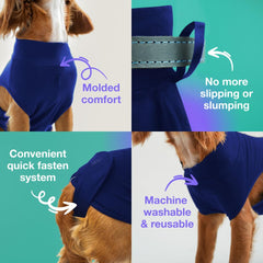 Tail Trusted PupShield elastic-tail-closure emphasizes flexible wear for comfort