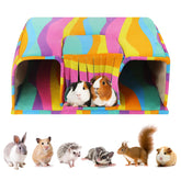 TailoWag Guinea Pig Hideout with tunnels showcases enrichment and cozy space for play