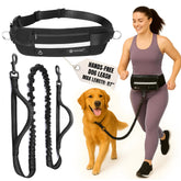 Tails & Tales hands-free waist leash in use for comfortable walking