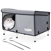 TailTastic Outdoor Cat House elevated platform shelter for outdoor cats