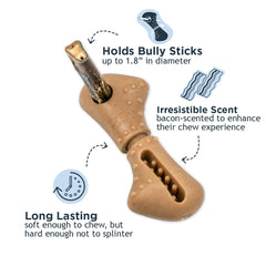Tall Tails bacon-scent chew feature adds savory aroma to playtime