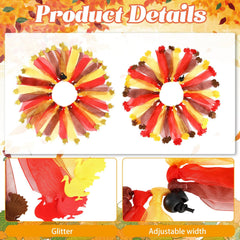 Talltalk turkey-costume dog-bib-skirt worn on a pet for photoshoots
