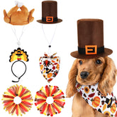 Talltalk turkey-costume headband close-up for festive pet portraits