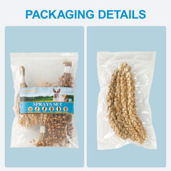 TAOKEKE Hamster Spray Set flax detail highlights natural additive-free bedding materials