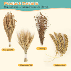 TAOKEKE Hamster Spray Set yellow millet sticks visible as bite-sized foraging toys