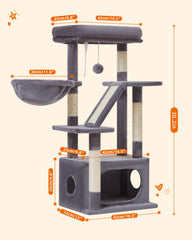 Taoqimiao plush condo offers a cozy retreat for kittens and cats
