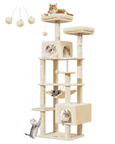 Taoqimiao MS020SM beige cat tree base for sturdy stability