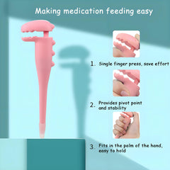 TAOZUA reusable pill gun design shown for easy sanitation.