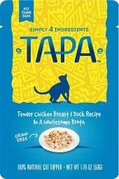 Tapa 855009 chicken breast and duck topper pack ready to sprinkle over kibble for tastier meals