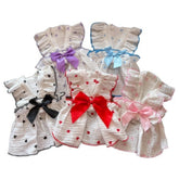 TAPBULL dog dress in pink with heart design for everyday charm