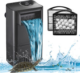 Tararium 222GPH filter front view; compact internal unit for quiet, space-saving filtration.