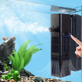 TARARIUM aquarium filter adjustable flow dial supports flexible circulation for fish and turtles