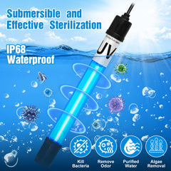 Tararium Aquarium Light 7W installation guide highlights simple mounting steps in a filter
