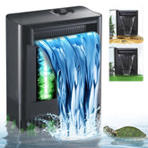 TARARIUM Turtle Tank Filter with U-V light detachable unit reduces odor and green water
