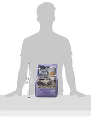 Taste of the Wild Sierra Mountain serving scoop shown with nutritious kibble for medium dogs
