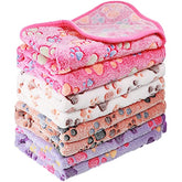 Tatuo dog blanket white paw-print for cozy nap and furniture protection