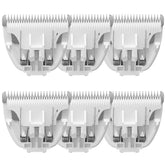 Tawiijou replaceable ceramic blades six-pack for quick, precise pet grooming sessions.