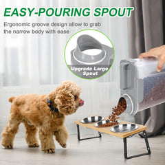TBMax ergonomic frosted design container provides comfortable grip during pouring.
