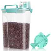 TBMax 6qt pet food storage container with lid keeps kibble fresh and organized.