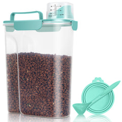 TBMax 6qt pet food storage container with lid keeps kibble fresh and organized.