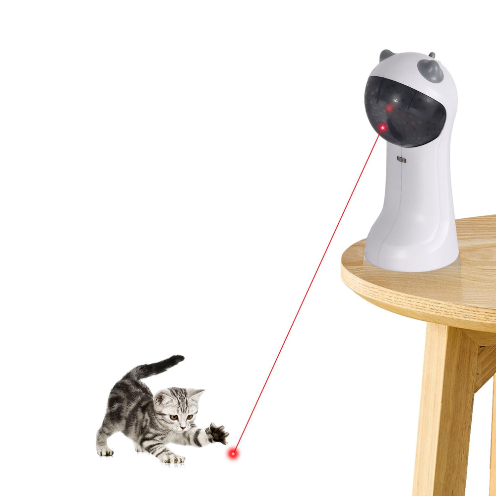TBTeek Juguete para Gatos: trayectoria rotatoria estimula caza y ejercicio.