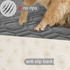 Tcksstex protector-furniture-saliva-bite shields furniture from drool and scratches.