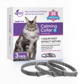 Tcllka 3pack calming collars pack shown for easy multi-cat stress relief.