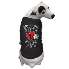 Tcombo dog shirt side view in black, comfortable fit for lounging or walks