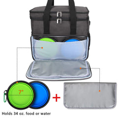 Teamoy collapsible bowls included for convenient on-the-go feeding