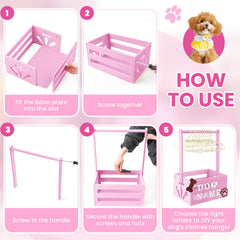 Teenyyou personalized alphabet letters: customizable decor for pet wardrobe