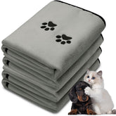 Tegeme dog towel absorbent microfiber for fast post bath drying