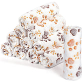 Tegeme paw-print blanket provides cozy warmth for small pets.