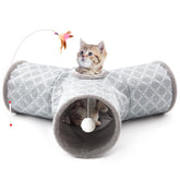 Tempcore cat tunnel 3-way design for versatile indoor play