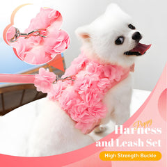 TENGZHI soft mesh puppy harness walk-ready breathable comfort for everyday adventures.