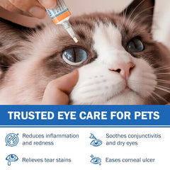 TERRAPET eye cream packaging label shows clear instructions and animal use