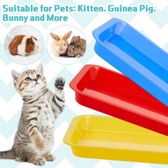 Tessco for you kitten litter box red portable travel tray simplifies on-the-go care