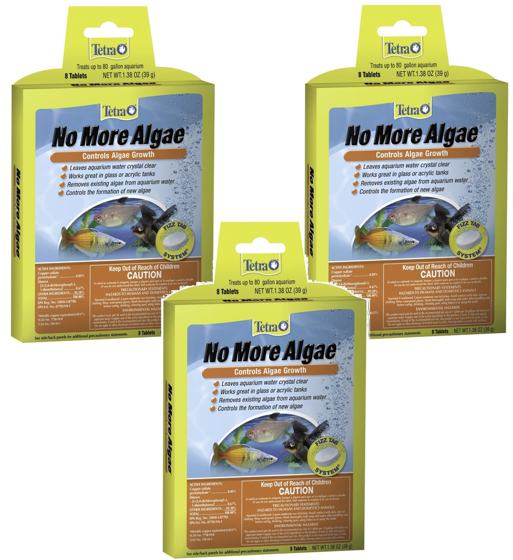 Tetra No More Algae Tablets 3-pack for algae control and crystal-clear water