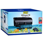 Tetra Whisper IQ 60 filter front view showing compact quiet filtration