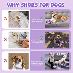 TEWIWAP dog boots with adjustable straps and wide opening for easy fitting